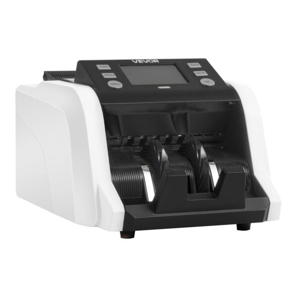 Money Counter Machine, 1200 Notes Minute, Cash Counter With Value Count, UV MG IR DD  DBL  HLF CHN Counterfeit Detection, TFT Display, Money Counting Machine Mixed Denomination For Dollar And Euro